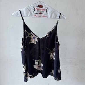 Lush Black Floral Camisole